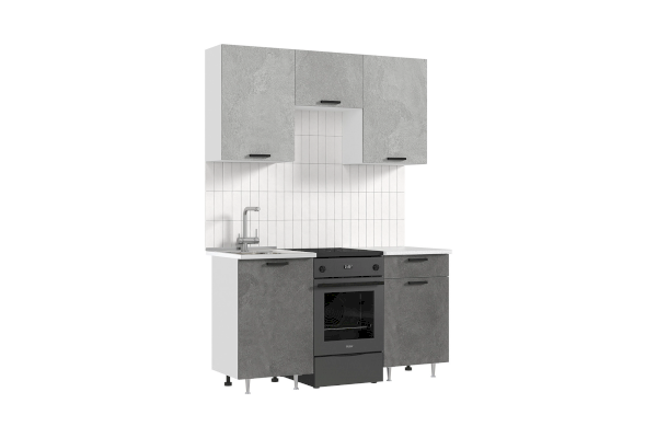 Кухонный гарнитур Рио New 1,5 м (Миф)